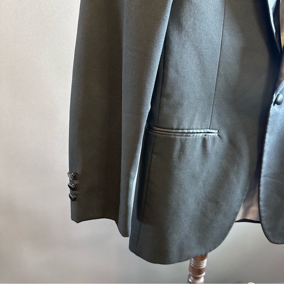 Vtg Christian Dior Monsieur Tuxedo Blazer Jacket Mens Size 37 L - Picture 3 of 10